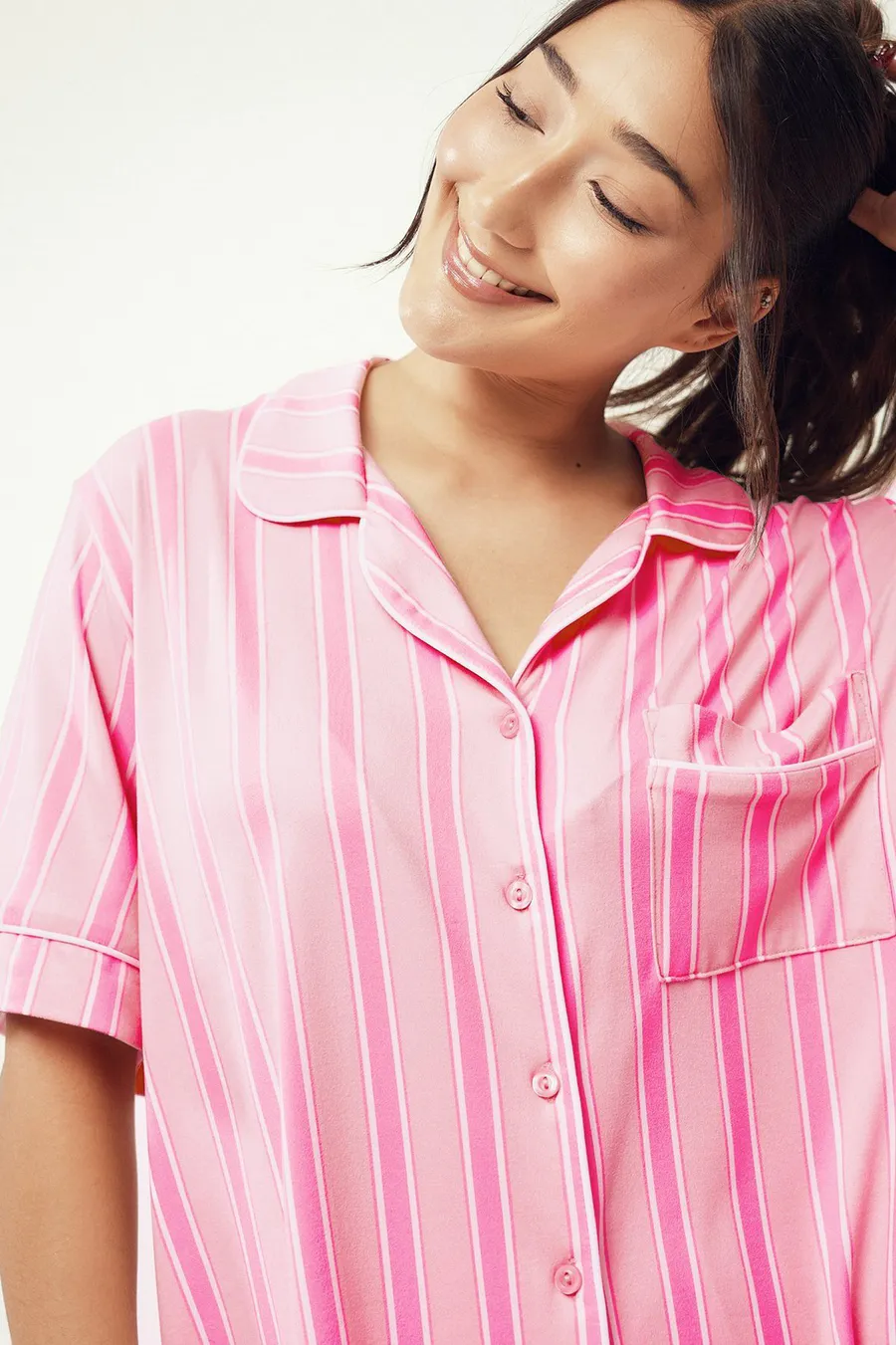 Pijama às riscas · Senhora