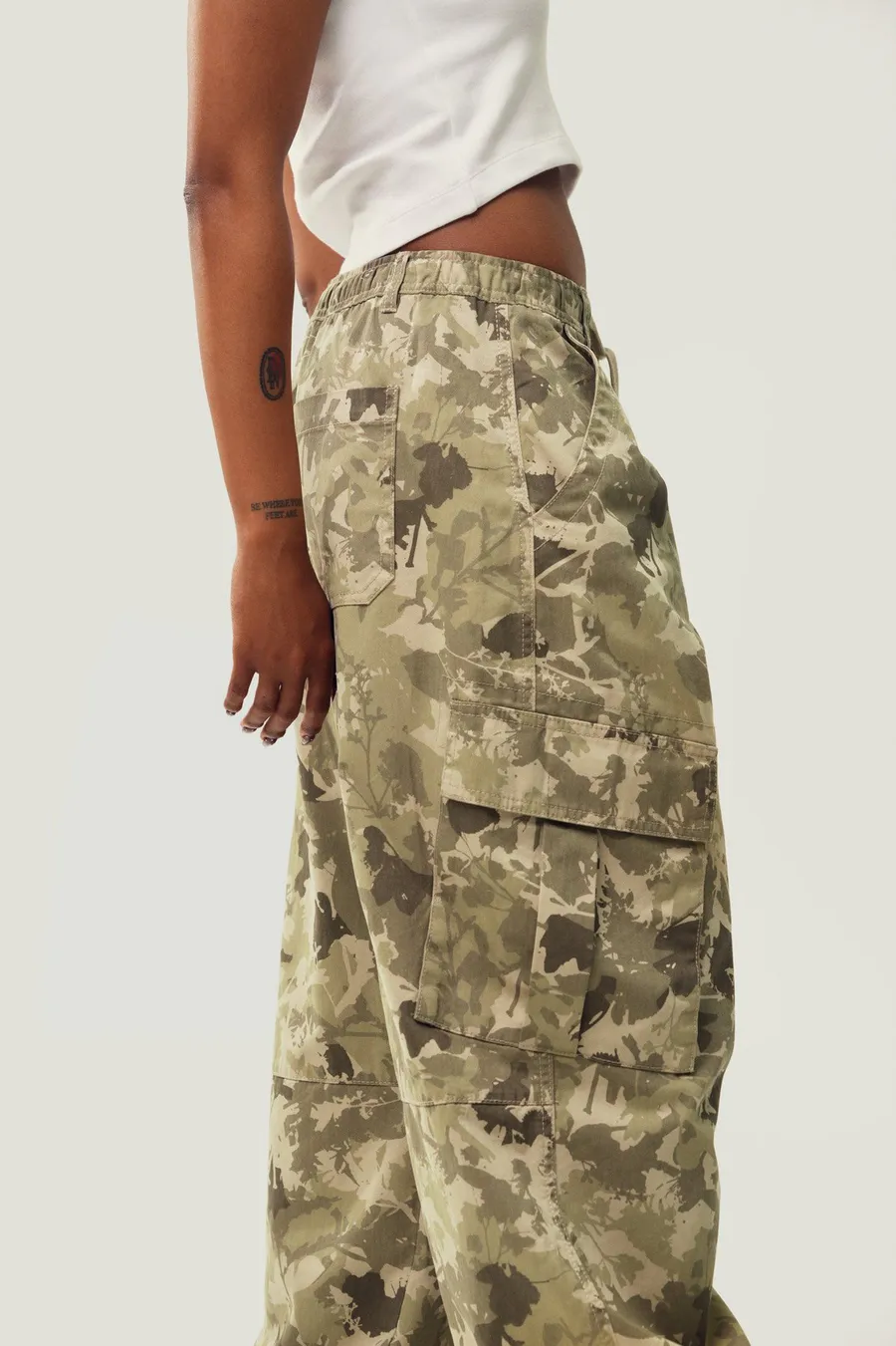 Calças Baggy Barrel · Senhora