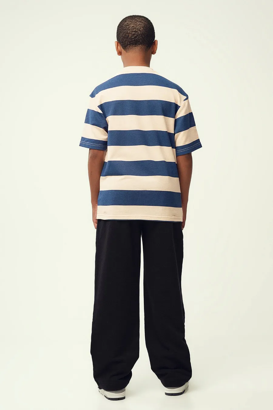 Calças jogger em algodão · Menino · Preto