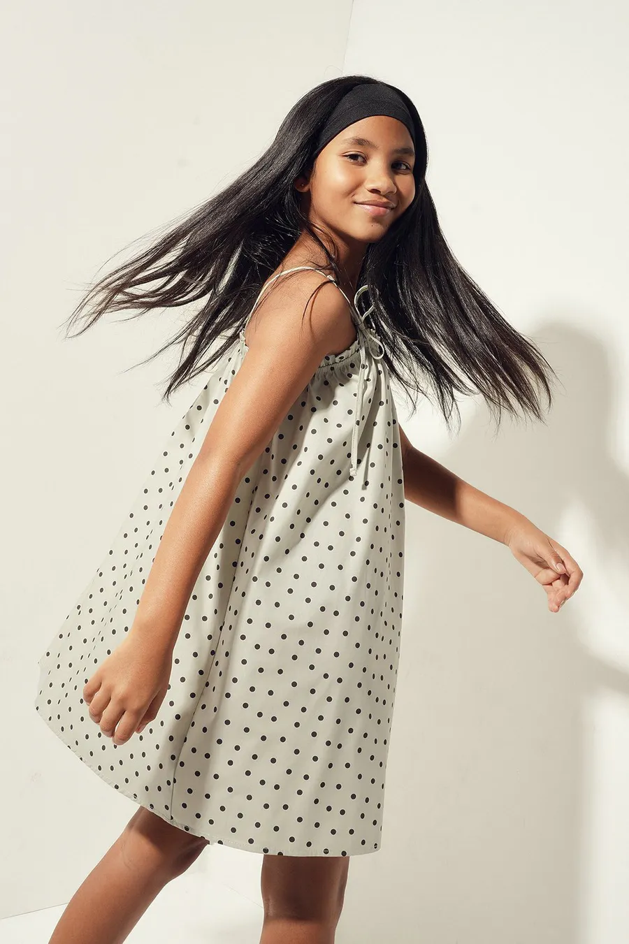 Vestido mini Polka Dot · Menina