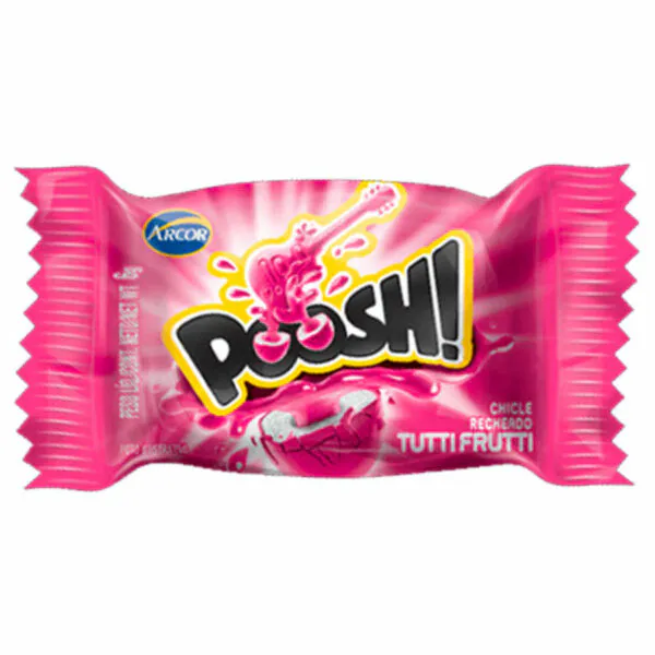 Pastilha Poosh Tutti Frutti 5G