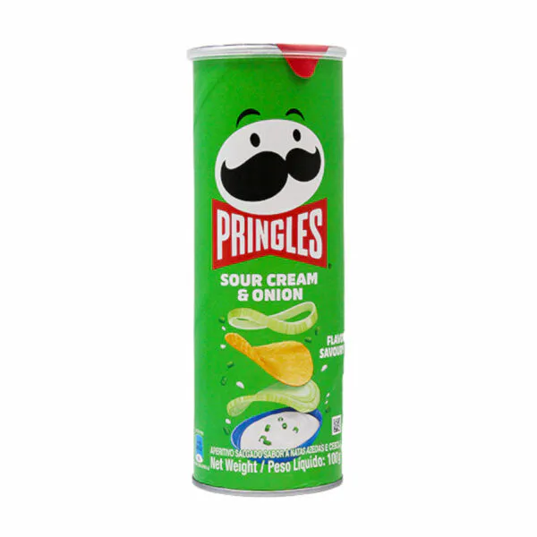 Pringles Snack Cream & Onion 100G