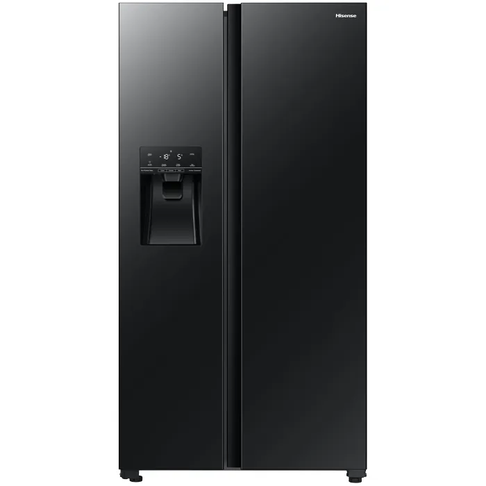 Geleira Hisense H700SMI-IDL Black Glass | 535L - C/Dispensador de Água