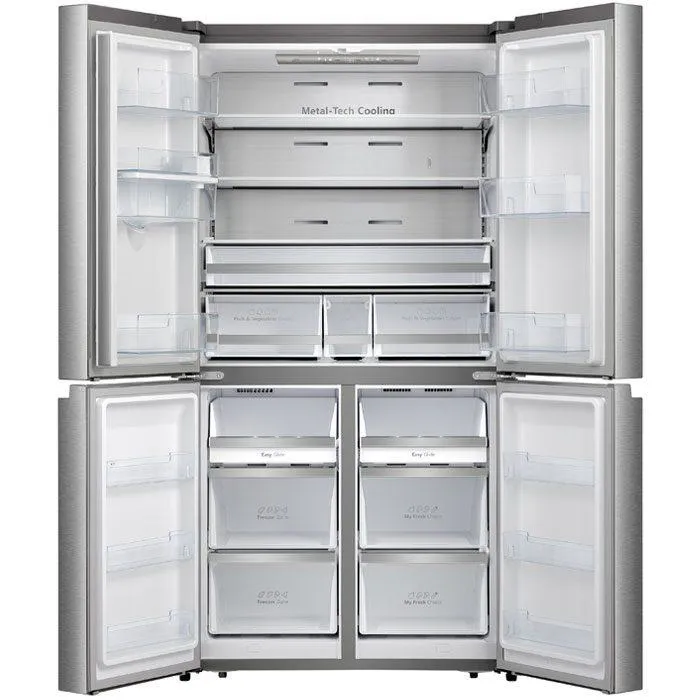 Geleira Hisense H750FS-WD | 579L - C/Dispensador de Água | 4 Portas