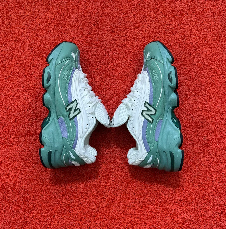 Sapatilhas New Balance 1000 Sola Ondulada Verde / Branco