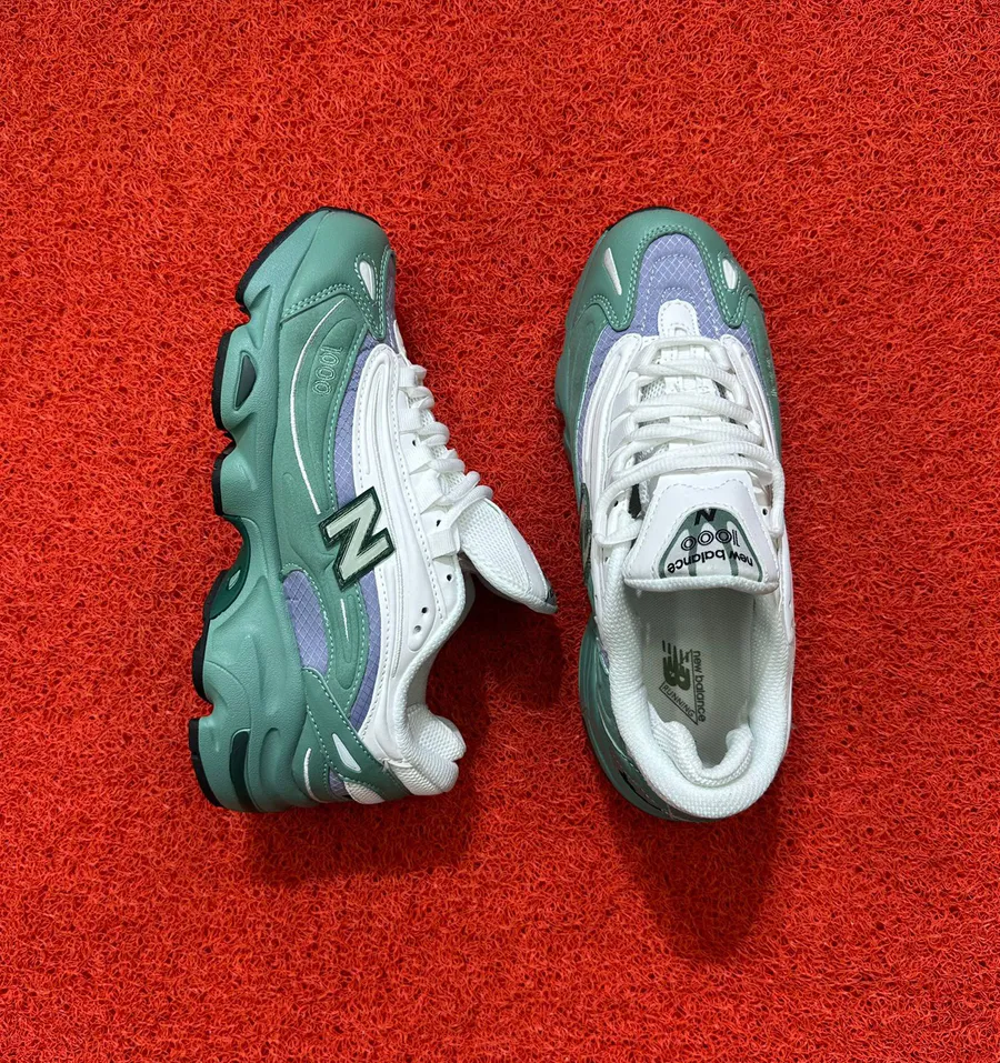Sapatilhas New Balance 1000 Sola Ondulada Verde / Branco