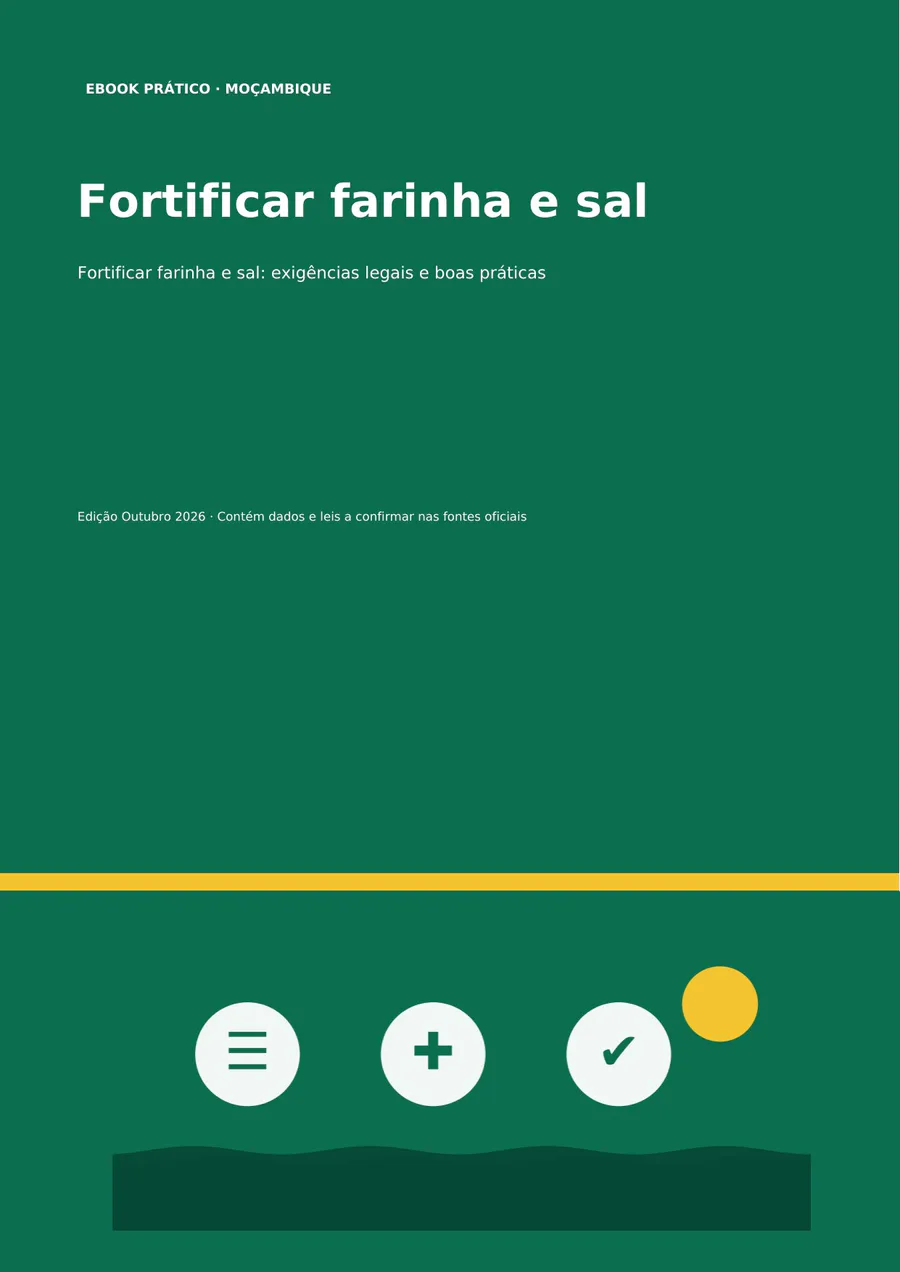 60 · Fortificar farinha e sal
