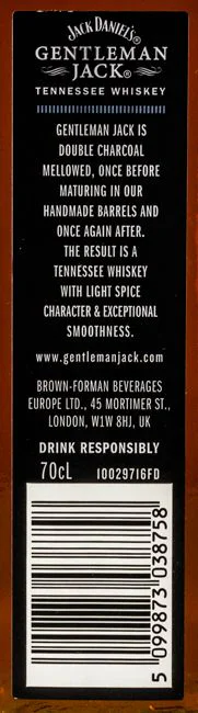 Jack Daniels Gentleman Jack