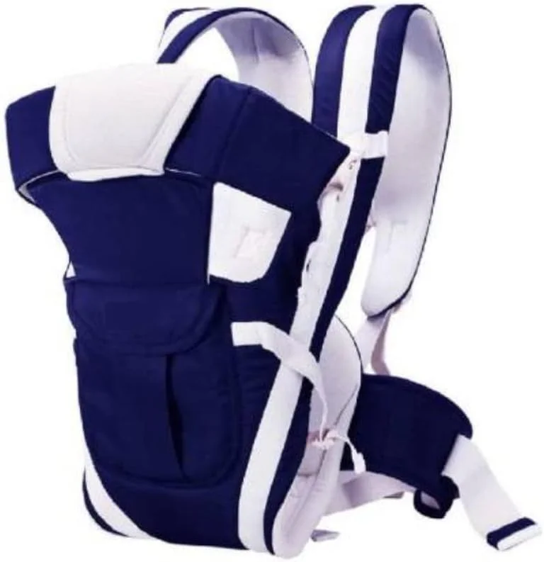 Mochila Porta-Bebê Confortável Azul-Marinho
