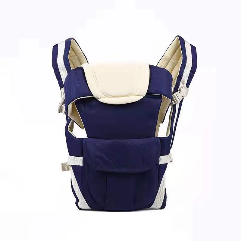 Mochila Porta-Bebê Confortável Azul-Marinho