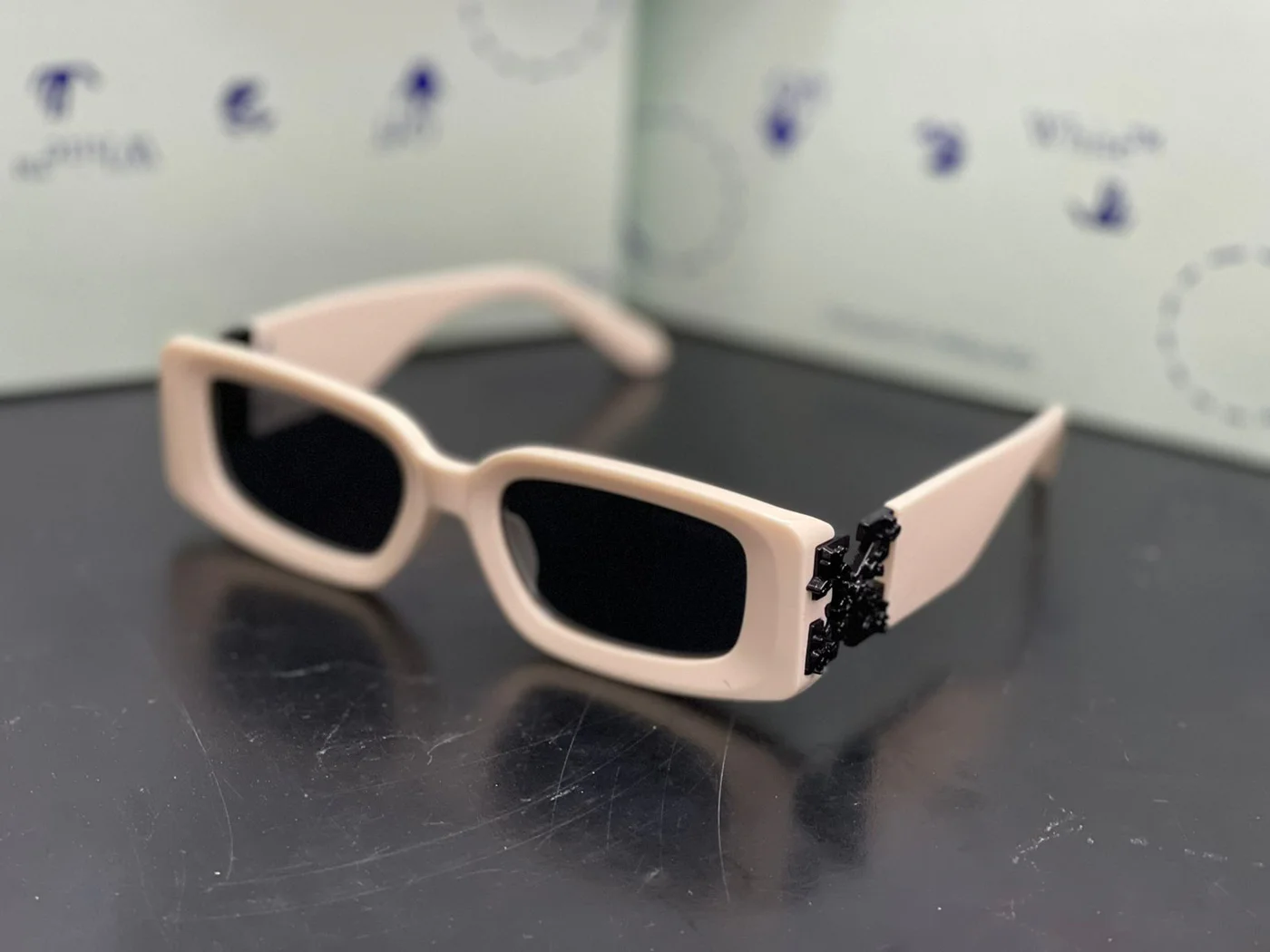 Óculos OFF White Visionary · Branco / Preto
