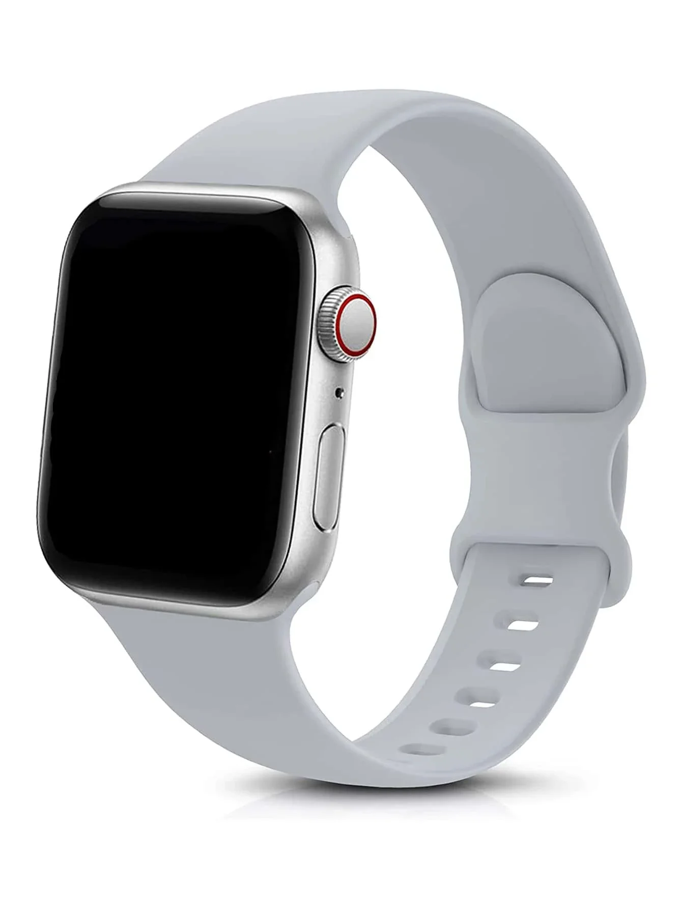 Pulseira de Silicone Cinza para Relógio