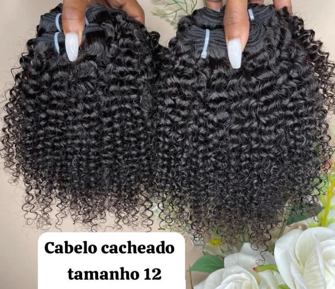 Cabelo Cacheado Natural Tamanho 12