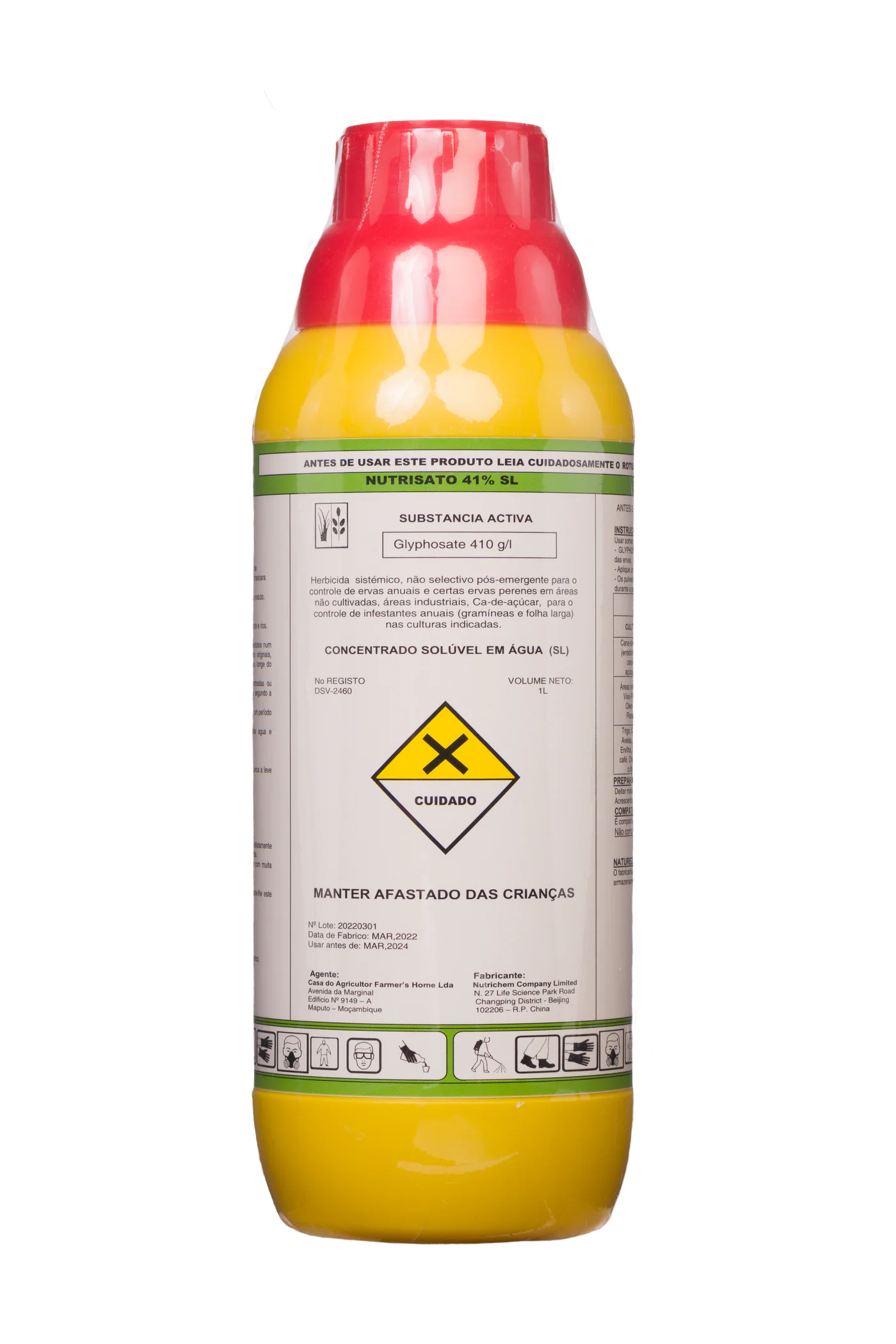 Glifosato 41% SL 1L Nutrichem