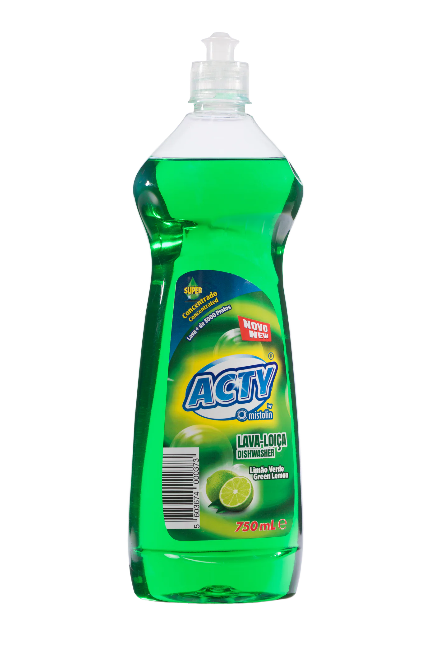 Acty Lava Loica Concentrado Limao Verde 750ML