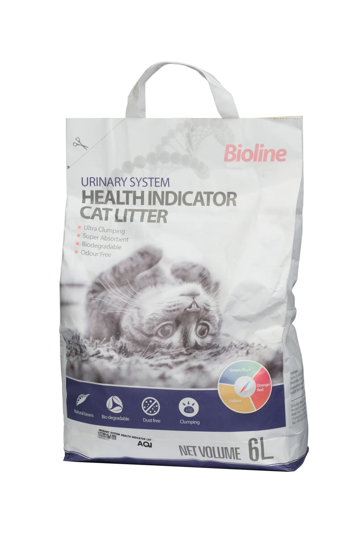 Urinary System Health Indicator Cat Litter 6L, 2.5KG