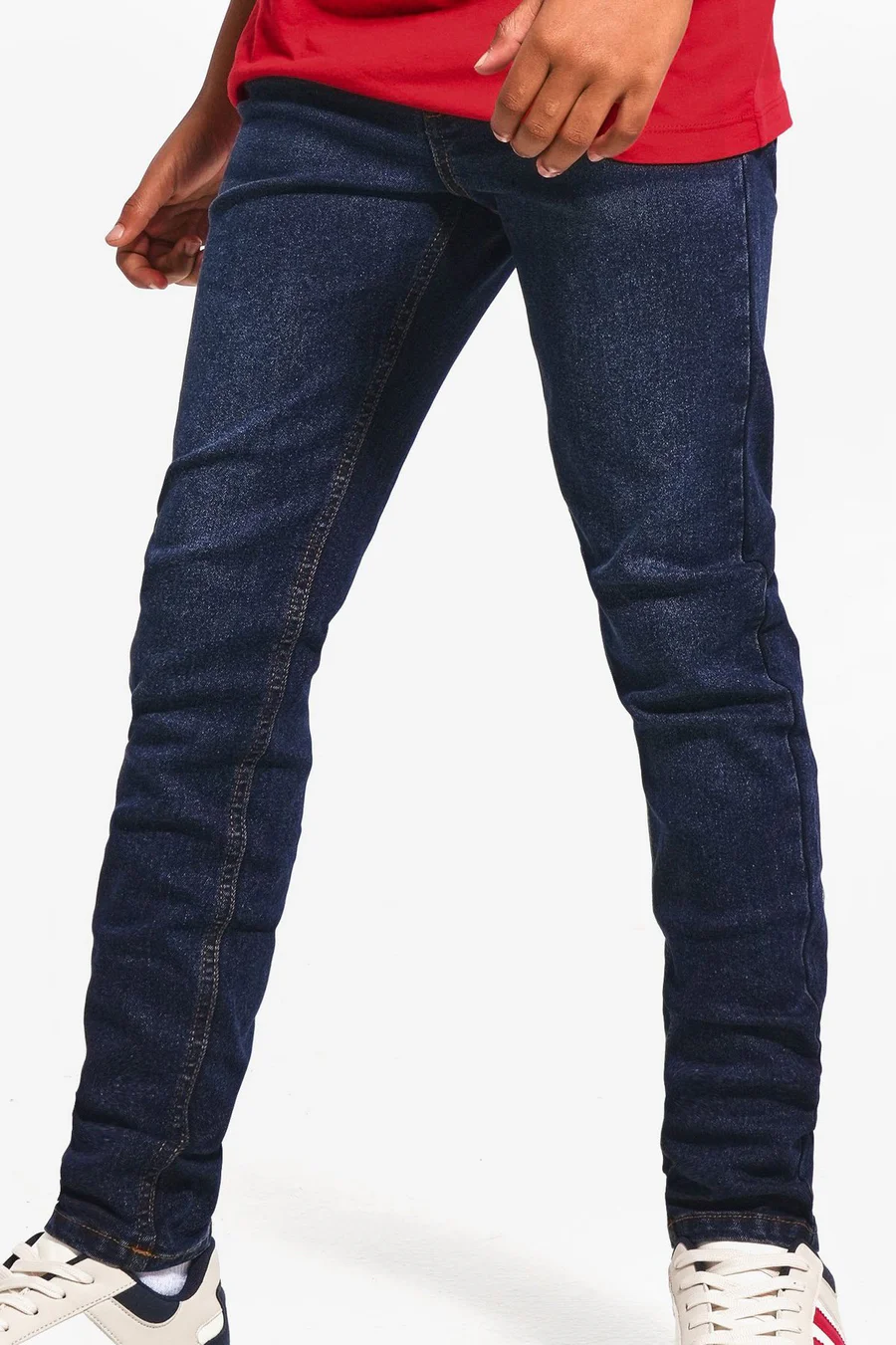 Calças de ganga skinny · Menino · Preto · Modelo 2