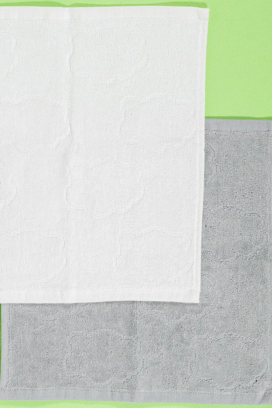 Peça Face Cloths pack de 2 em algodão · Bebé · Cinzento