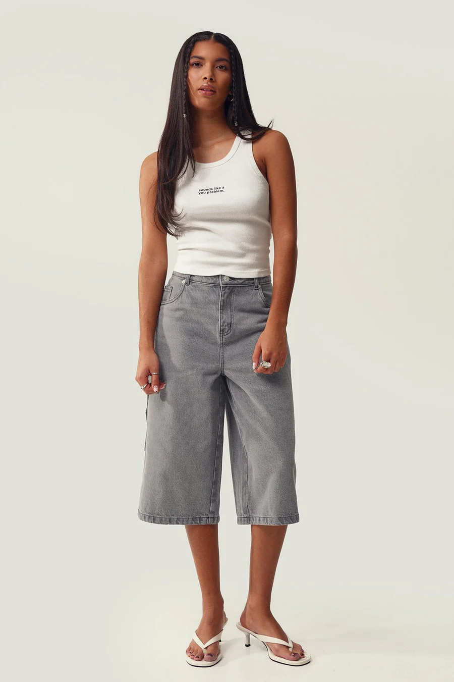 Calções de ganga Baggy Carpenter · Senhora