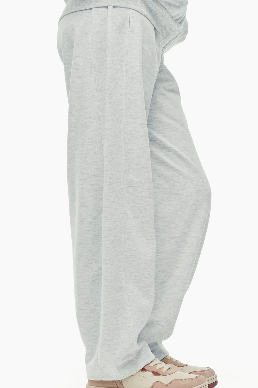 Peça Barrel Sweatpants em poliéster · Menina · Cinzento
