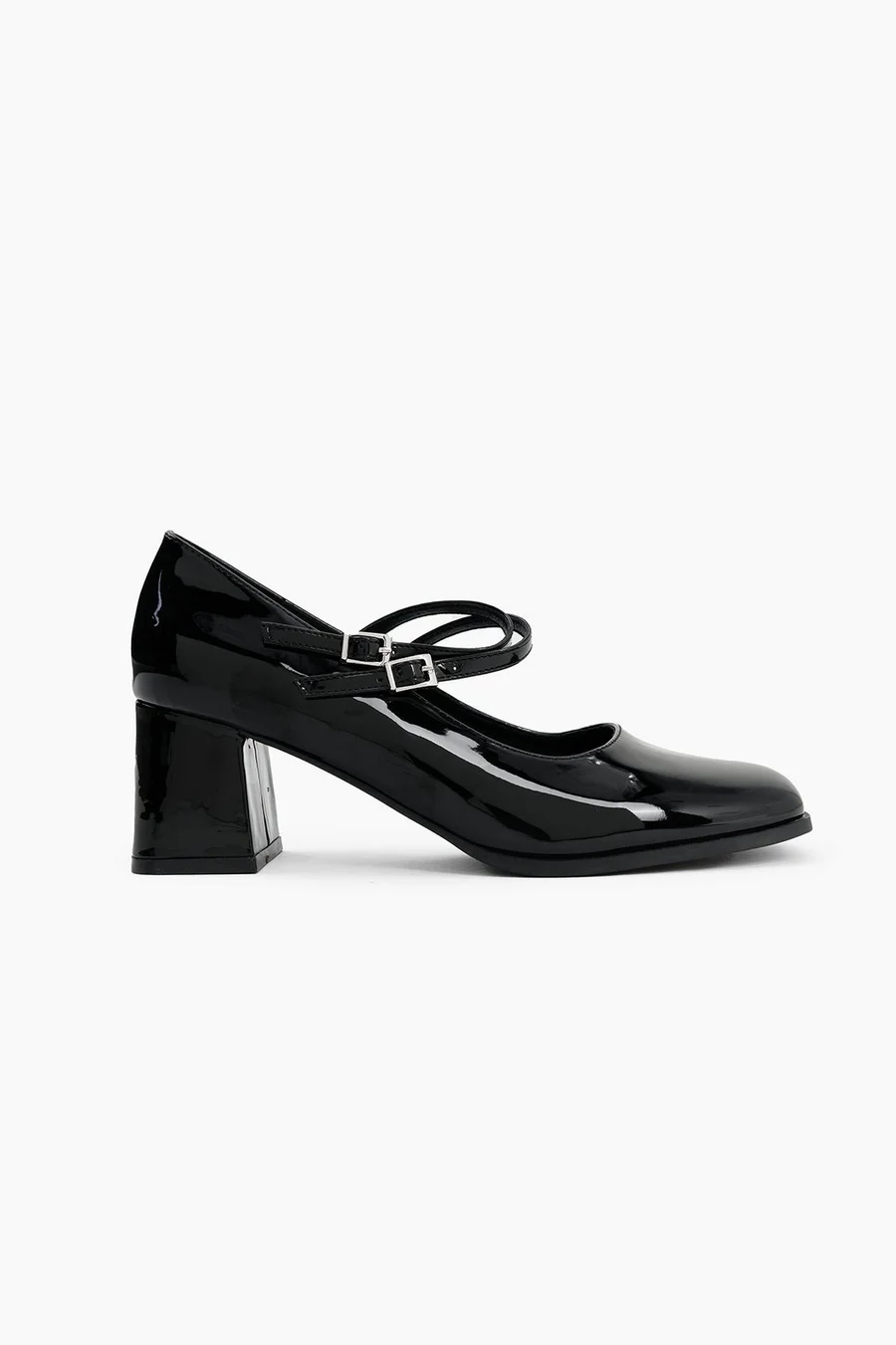 Sapatos de salto Mary Jane Block · Senhora