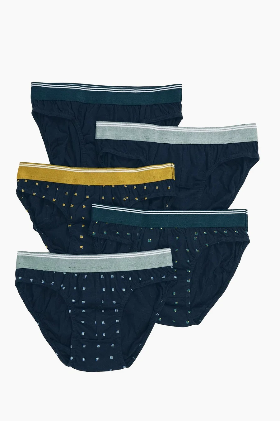 Peça Tangas pack de 5 em algodão · Homem · Azul