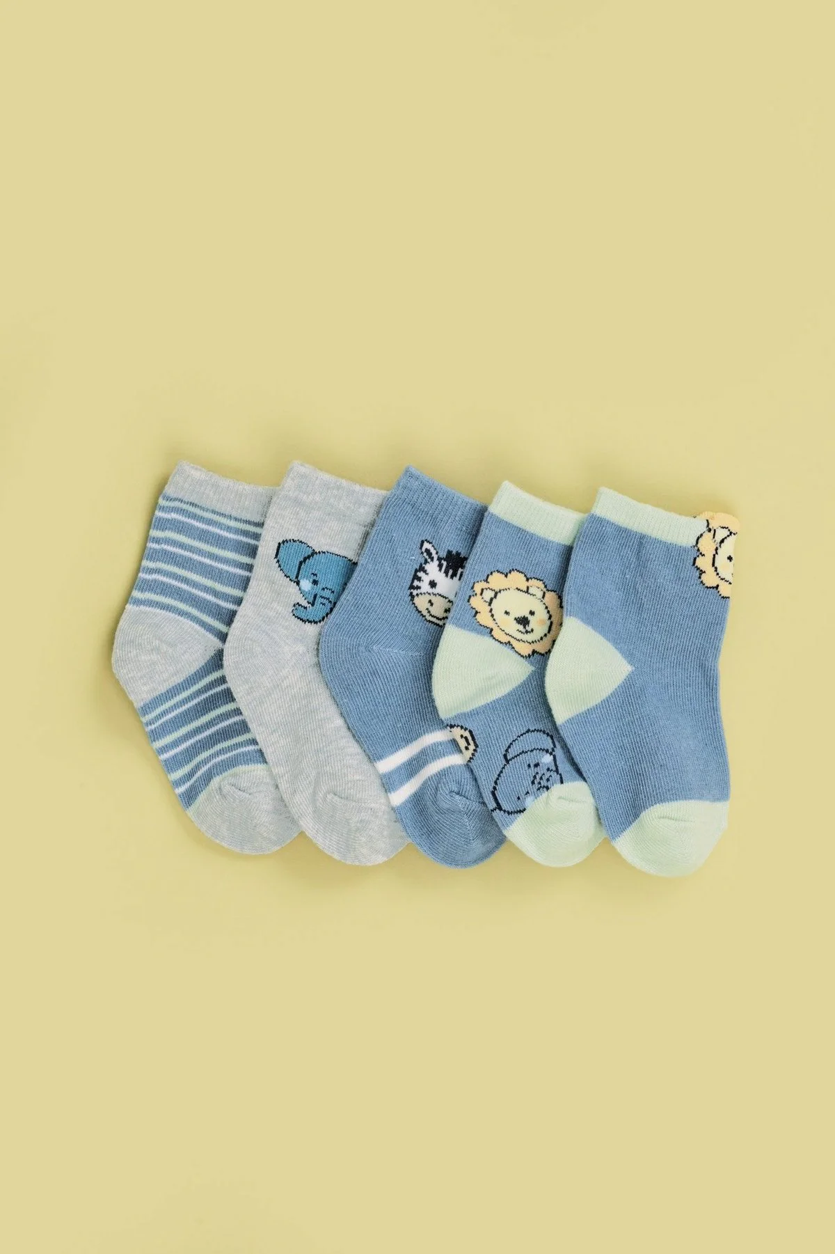 Meias pack de 5 · Bebé · Azul