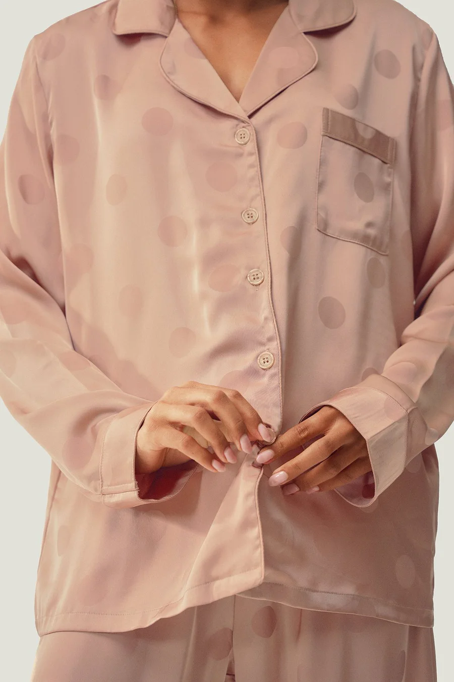 Pijama de cetim · Senhora