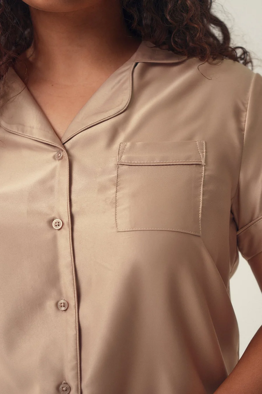 Pijama de cetim · Senhora