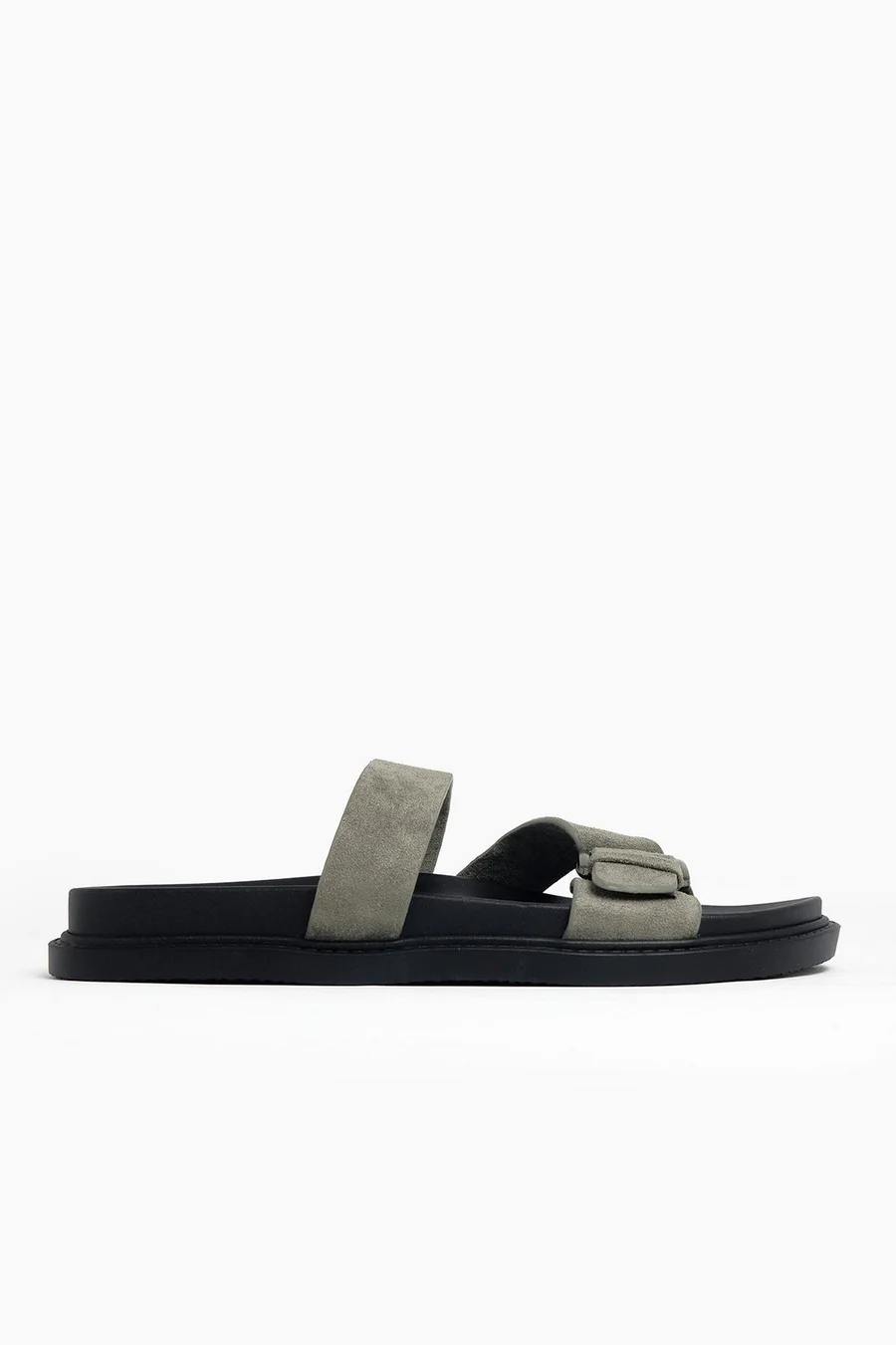 Sandálias com velcro Buckle em poliéster · Senhora · Cinzento