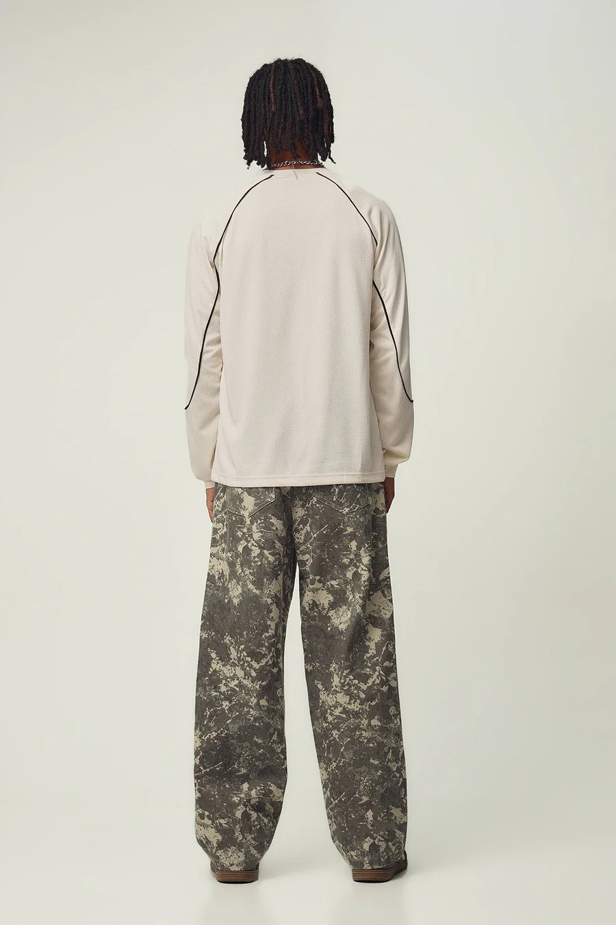 Calças recto Camo · Homem