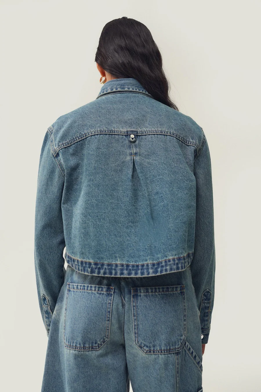 Camisa de ganga · Senhora · Azul