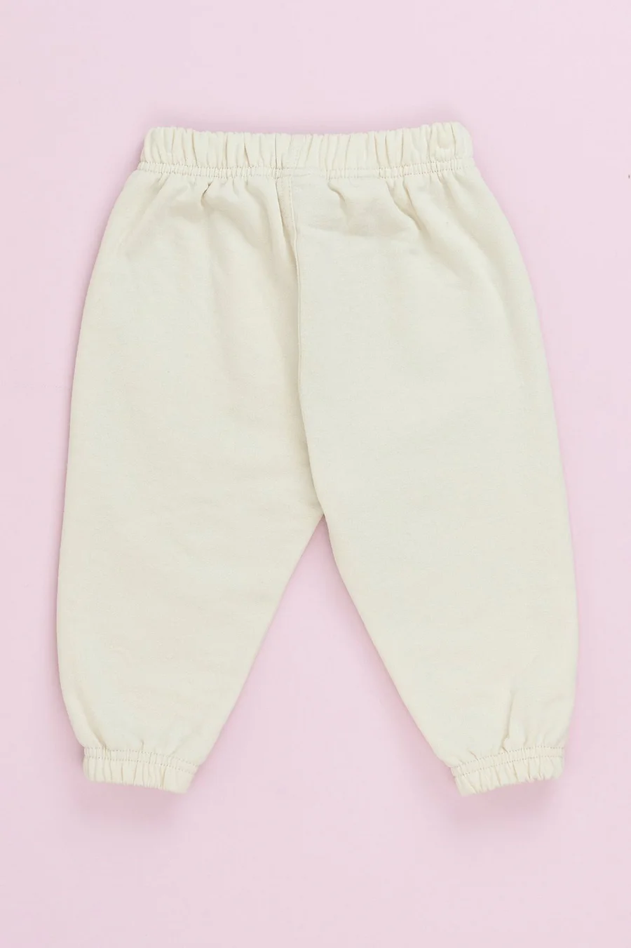 Calças jogger · Bebé · Creme