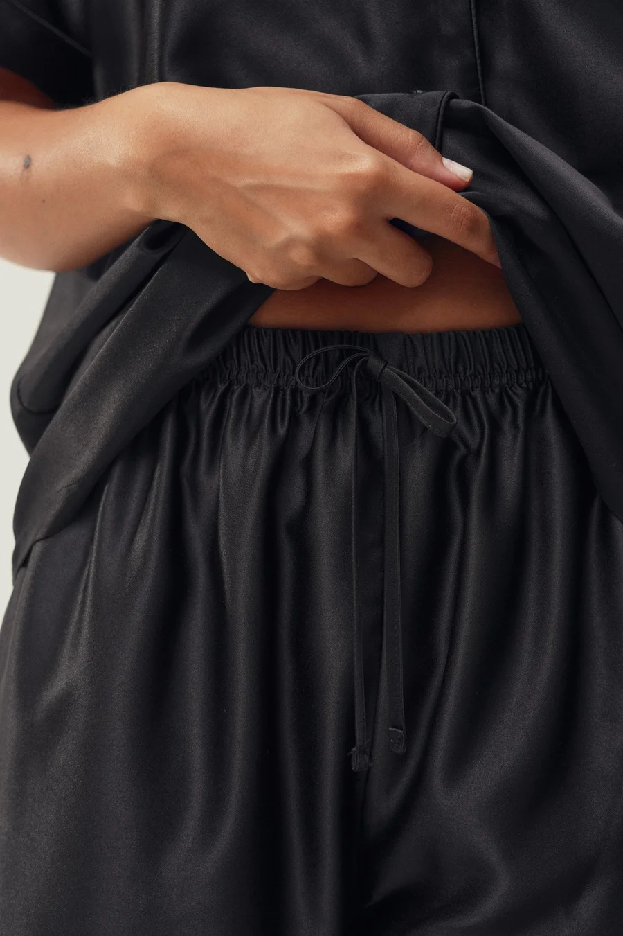 Pijama de cetim · Senhora