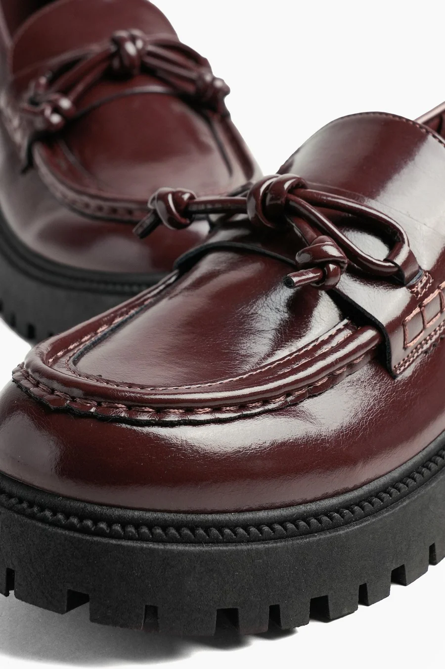Mocassins em poliuretano · Senhora · Castanho · Modelo 2