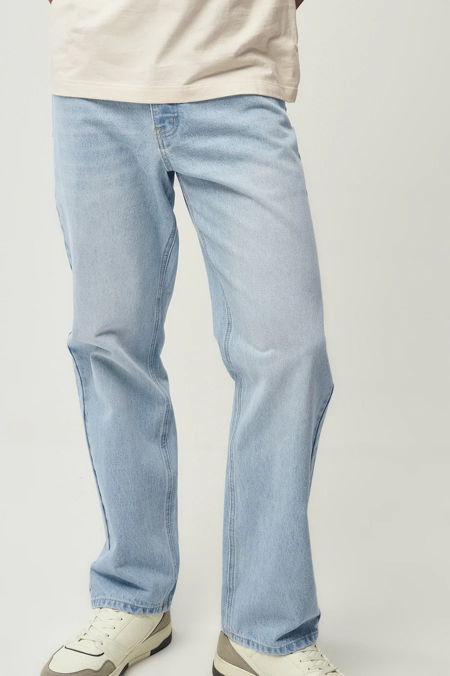 Calças de ganga recto Rigid · Homem · Azul