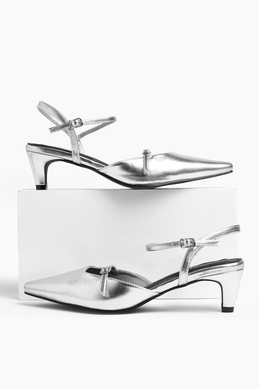 Sapatos de salto Slingback Court · Senhora