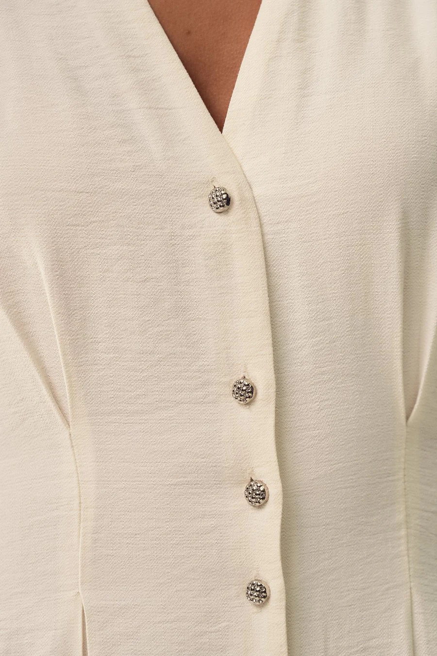 Vestido · Senhora · Creme