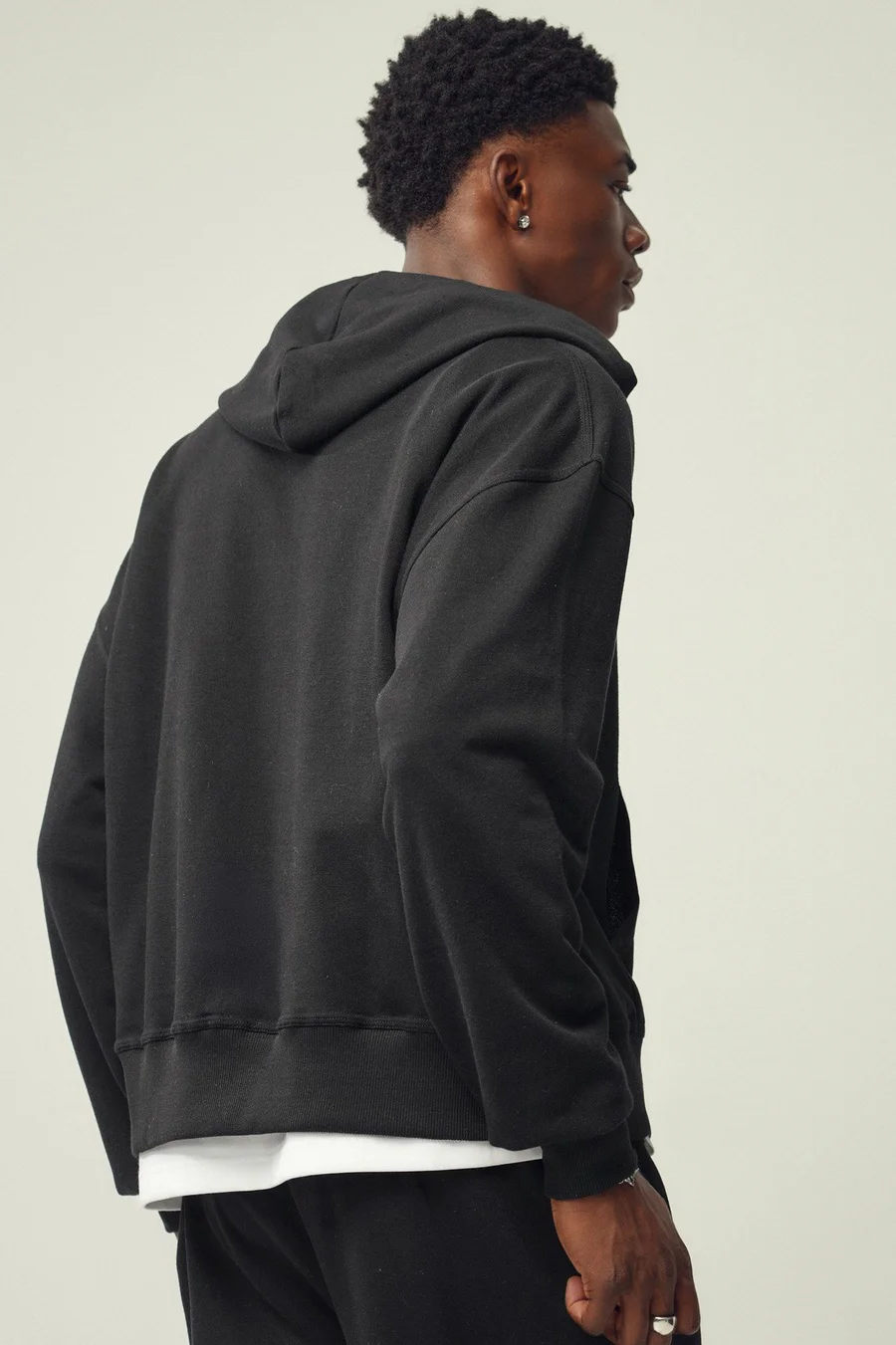 Hoodie · Homem · Preto