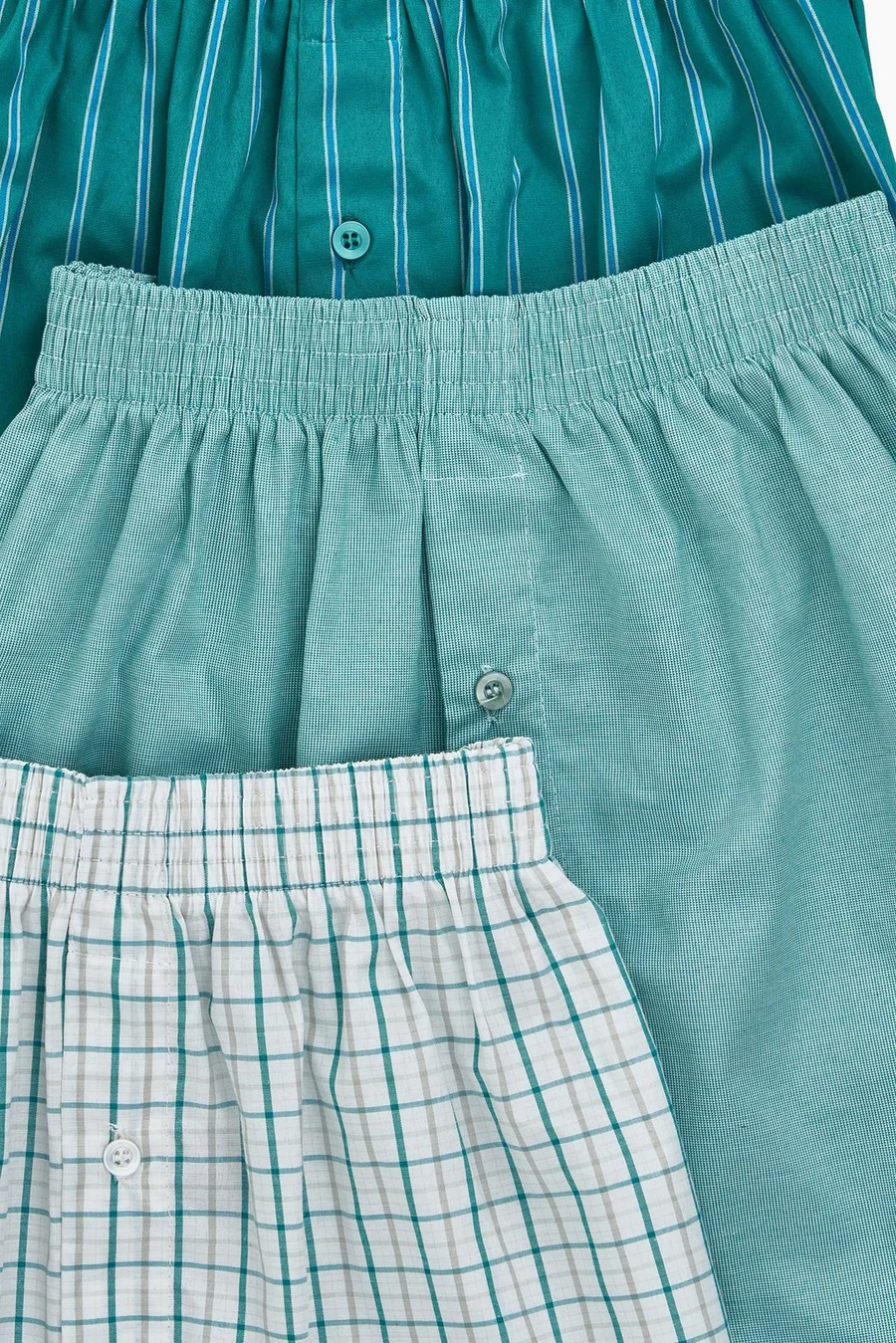 Boxers pack de 3 · Homem · Verde Azulado