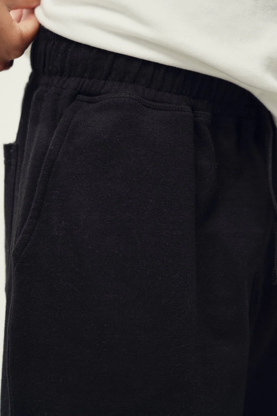 Calções Baggy em algodão · Menino · Preto