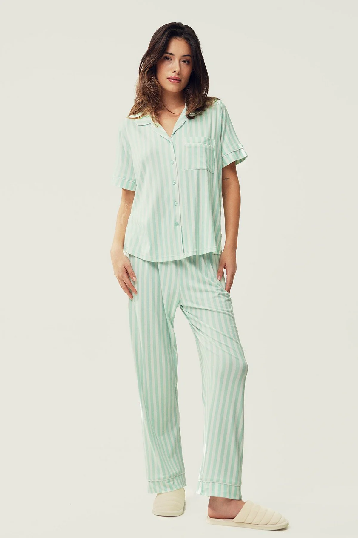 Pijama · Senhora · Verde