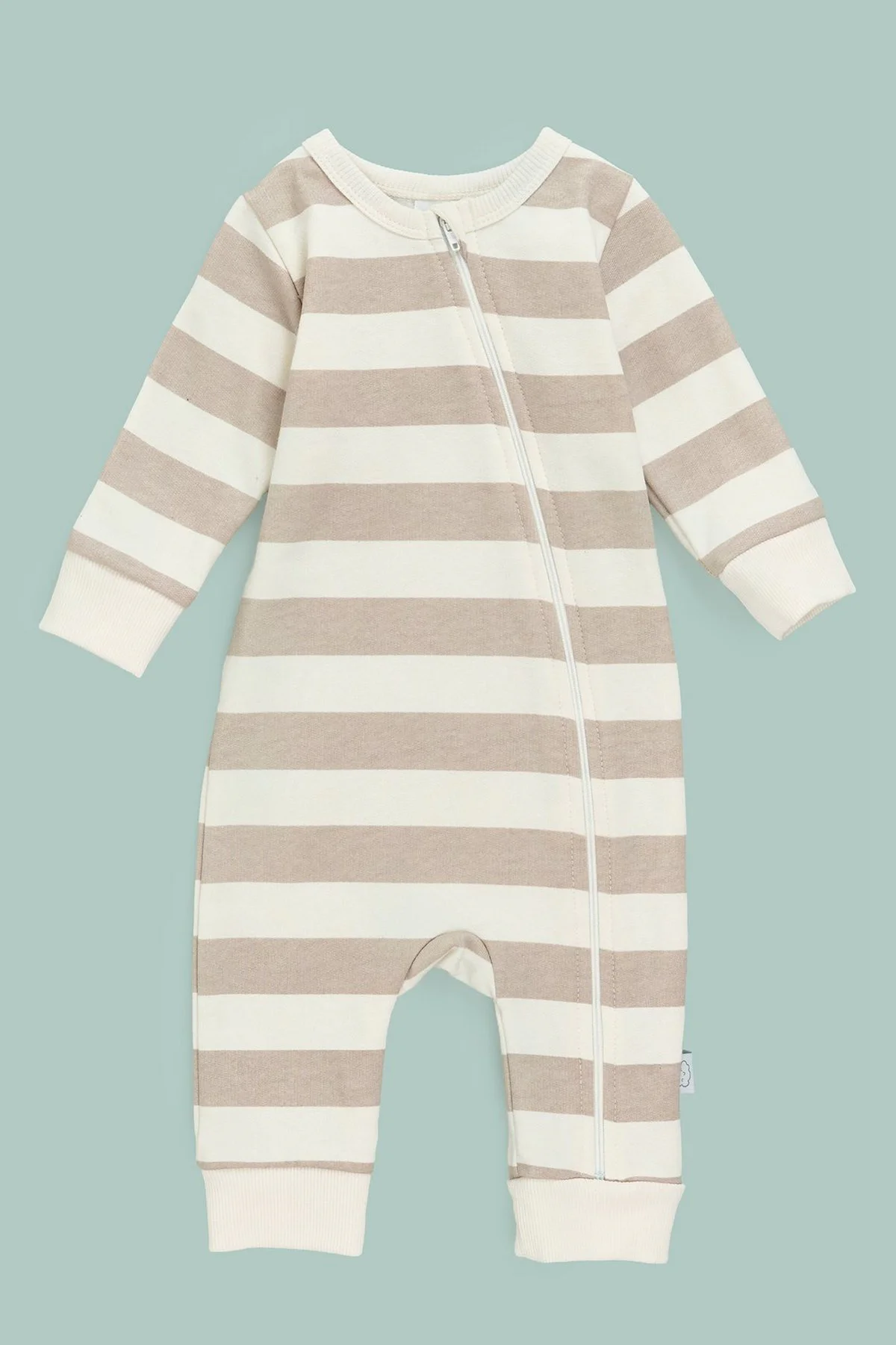 Babygrow Interlock em algodão · Bebé · Caqui