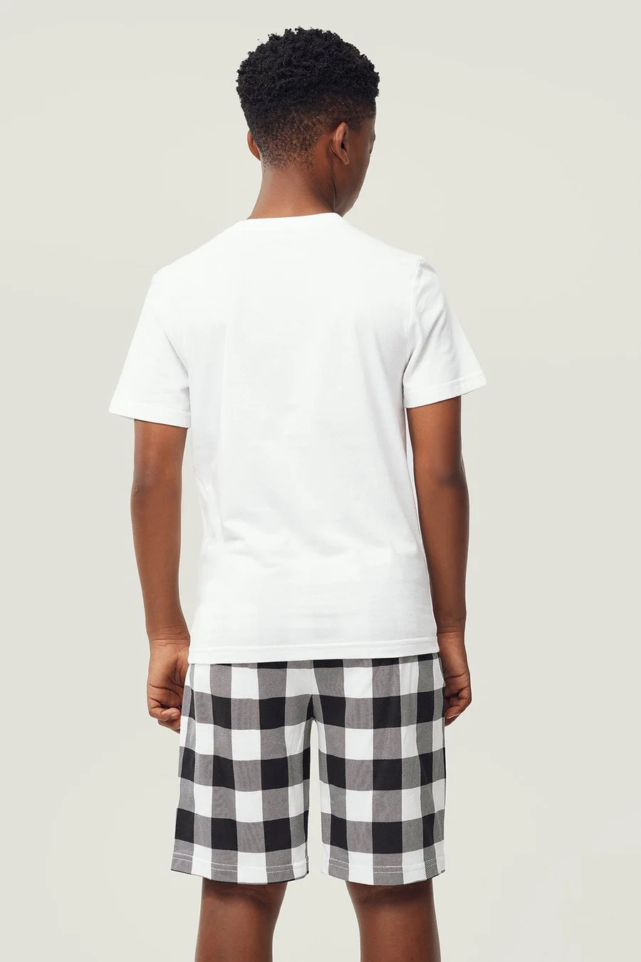 Pijama em algodão · Menino · Preto