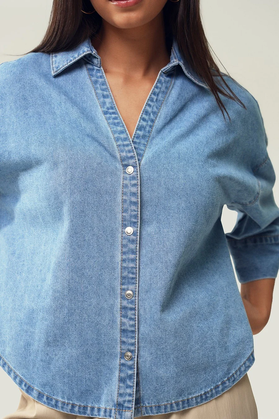 Camisa de ganga · Senhora