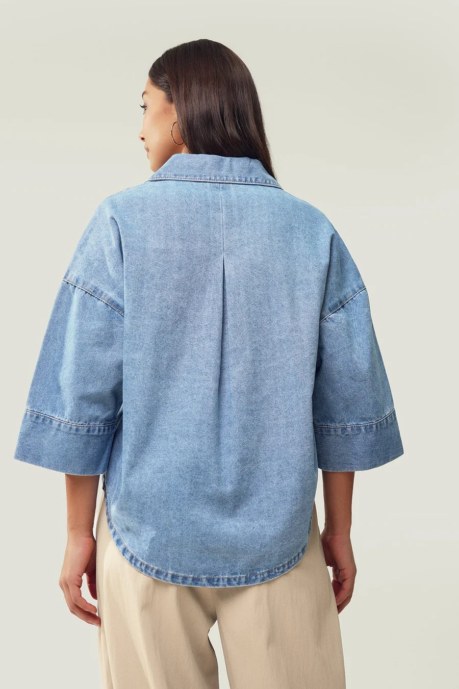 Camisa de ganga · Senhora