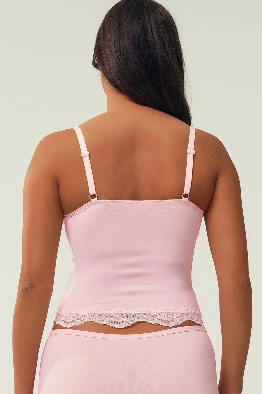 Top de alças Boyleg · Senhora · Rosa Bebe