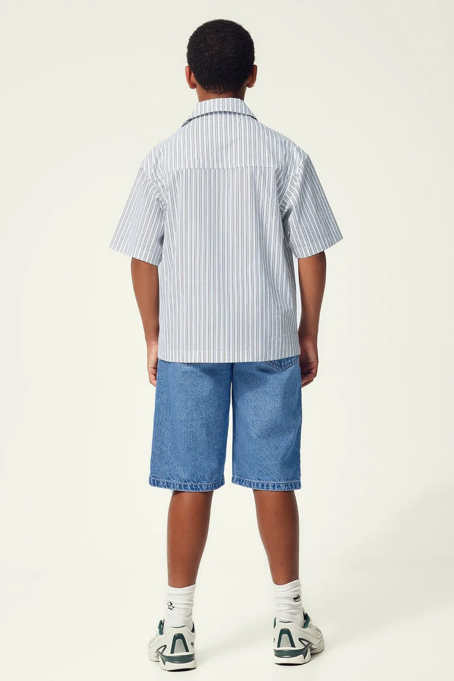 Calções de ganga · Menino · Creme · Modelo 3