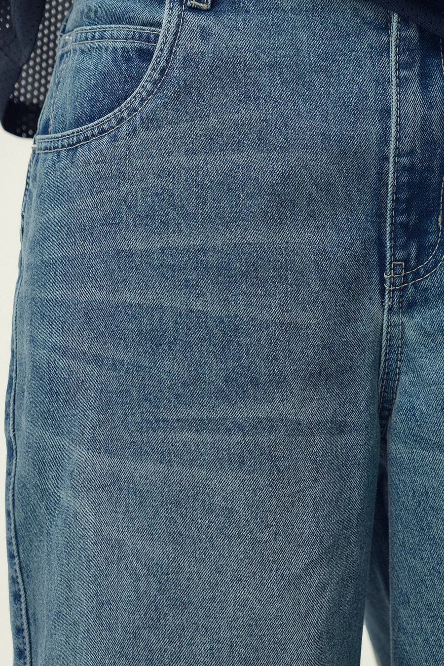 Peça Super Baggy Bermuda · Homem · Creme