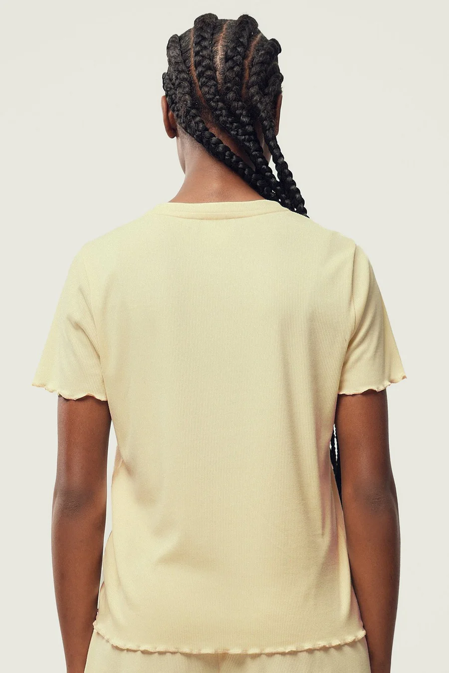 Top Sleep em algodão · Senhora · Amarelo
